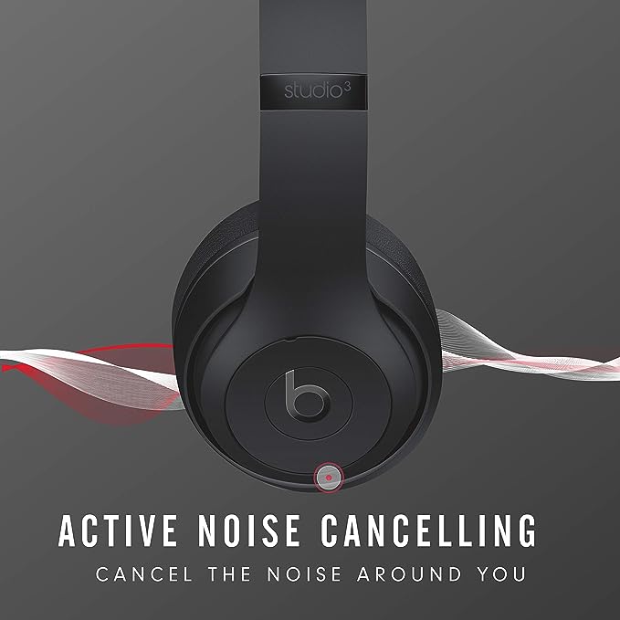 Beats Studio3 Wireless Noise Cancelling Over-Ear Headphones in Matte Black