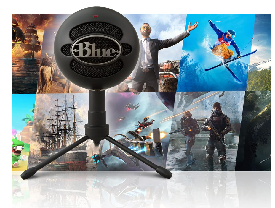 Logitech for Creators Blue Snowball Black iCE USB Microphone