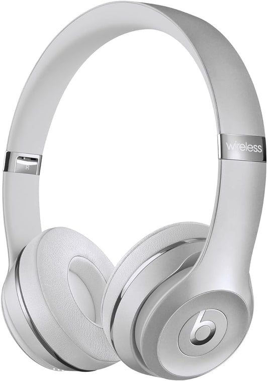 Beats Solo3 Wireless On-Ear Headphones - Apple W1 Headphone Chip, Class 1 Bluetooth, 40 Hours of Listening Time, Built-in Microphone - Silver