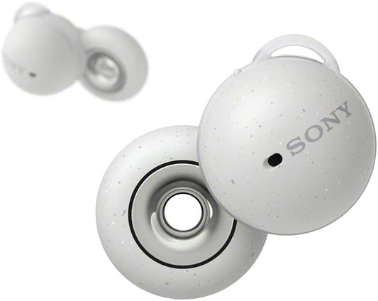 Sony LinkBuds Truly Wireless Earbud Headphones with Alexa Built-in, White