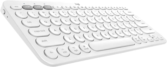 Logitech K380 Multi-Device Wireless Bluetooth Keyboard for Mac - Off White