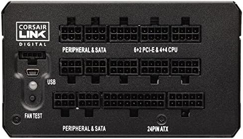 Corsair  RMi Series RM1000i ATX/EPS Fully Modular 80 Plus Gold 1000W Power Supply Unit UK - Black CP-9020084