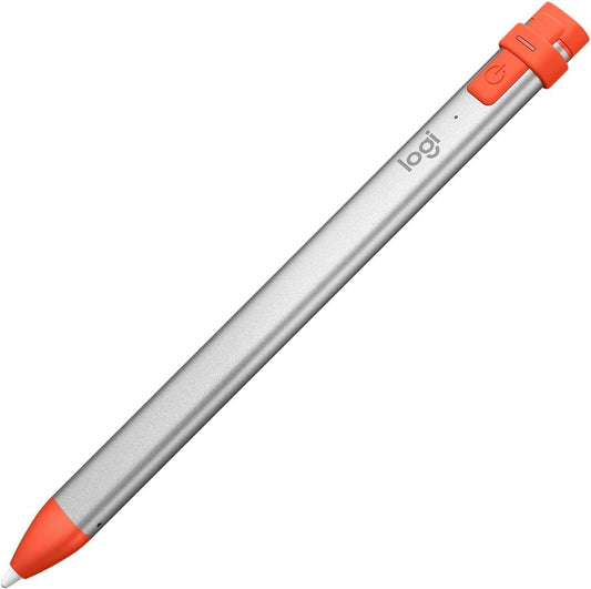 Logitech Crayon Digital Pencil for All Apple iPad Pros (2018 Or Later) - Orange