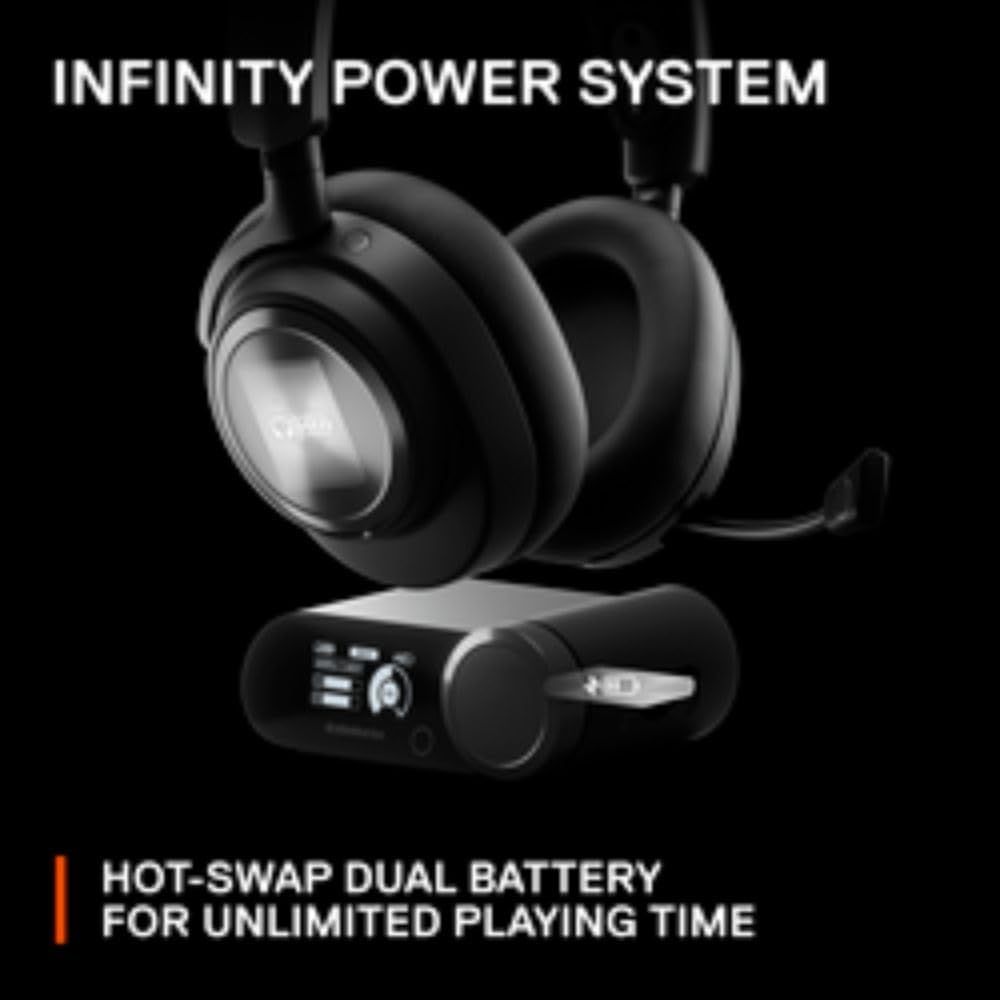 SteelSeries Arctis Nova Pro for Xbox Multi-System Gaming Headset - Premium Hi-Fi Drivers - Hi-Res Audio - 360° Spatial - GameDAC Gen 2 - Stealth Retractable Mic - Xbox, PC, PS5/PS4, Switch