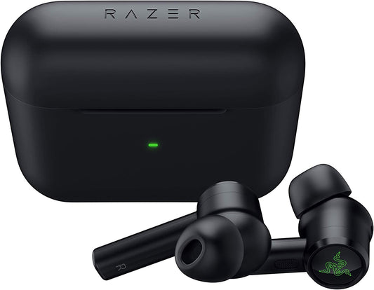 Razer Hammerhead True Wireless Pro Bluetooth Gaming Earbuds (2020 Model): THX Certified - Advanced Hybrid Active Noise Cancellation - 60ms Low-Latency - Touch Enabled - <20 Hr Battery Life - Black