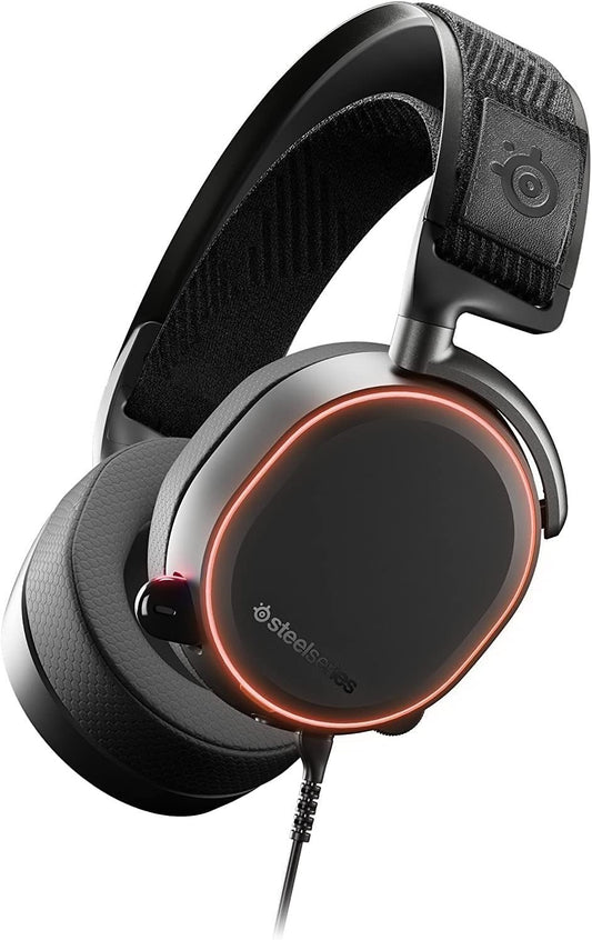 SteelSeries Arctis Pro High Fidelity Gaming Headset - Hi-Res Speaker Drivers - DTS Headphone: X v2.0 Surround for PC, Black