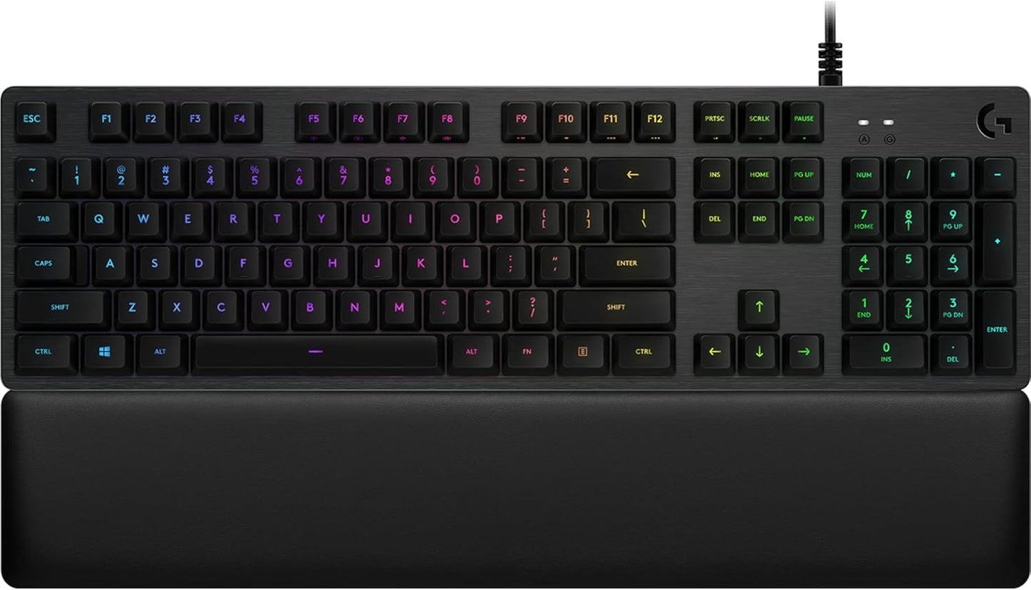 G513 CARBON LIGHTSYNC RGB Mechanical Gaming Keyboard with GX Red switches (Linear)