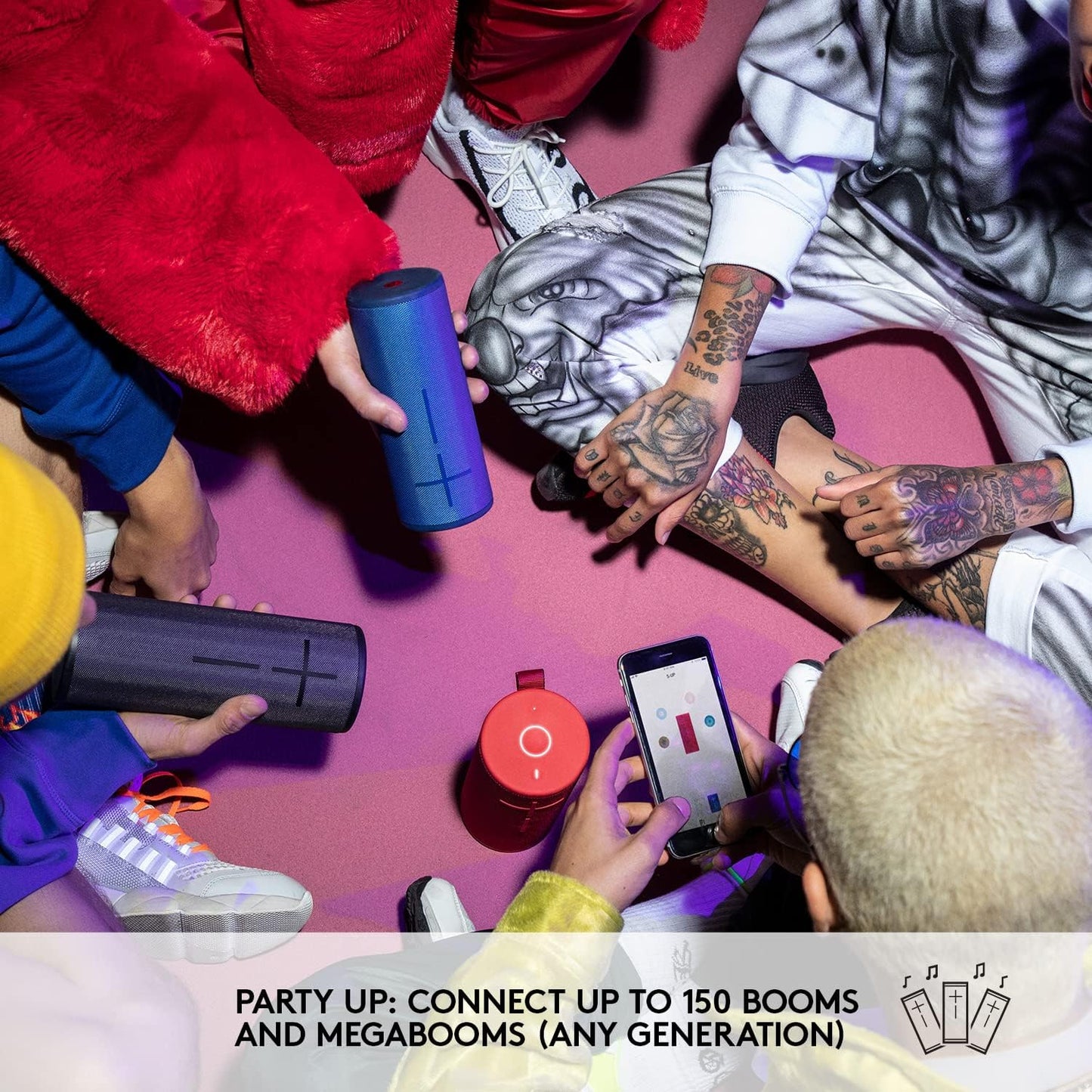 ULTIMATE EARS Boom 3 Portable Bluetooth Wireless Speaker (Waterproof) - Night Black