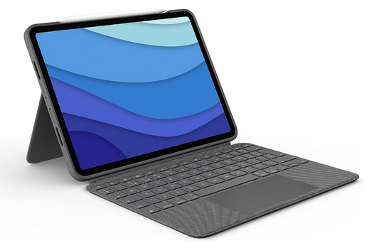 Logitech Combo Touch iPad Pro 11-inch (1st, 2nd, 3rd, 4th gen - 2018, 2020, 2021, 2022) Keyboard Case | Detachable Backlit Keyboard | Click-Anywhere Trackpad | Oxford Gray; USA Layout