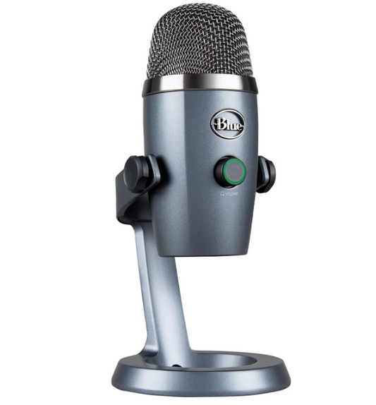 Logitech for Creators Blue Yeti Nano USB Microphone | for Gaming, Streaming, Podcasting,Twitch, YouTube, Discord, Recording | for PC and Mac | Plug & Play | Shadow Grey