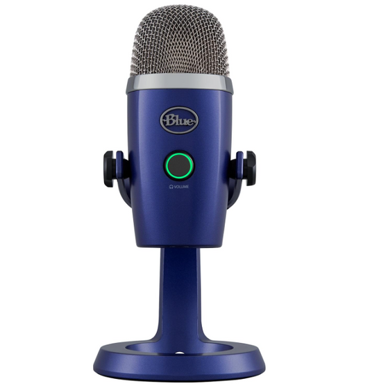 Blue Yeti Nano Premium USB Mic for Recording and Streaming, Vivid Blue